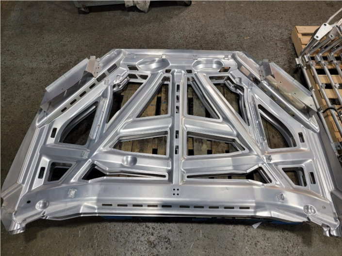 aluminum hood inner